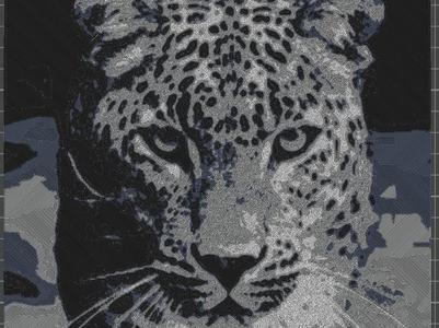 Cheetah picture Wallart