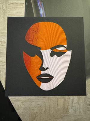Lady in orange