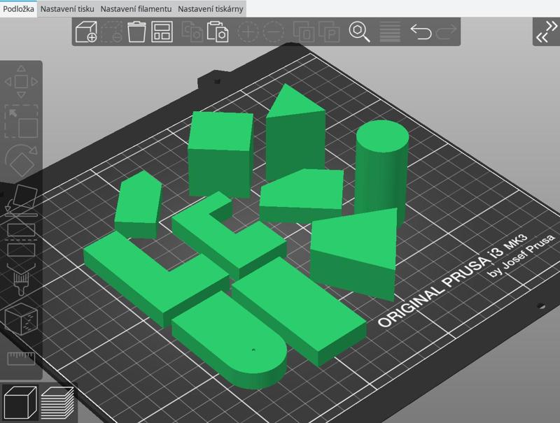 Technika - pravouhlé premietanie