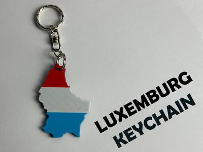 Luxemburg Keychain – Country Silhouette