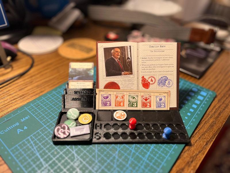 Eldritch Horror Player Organizer