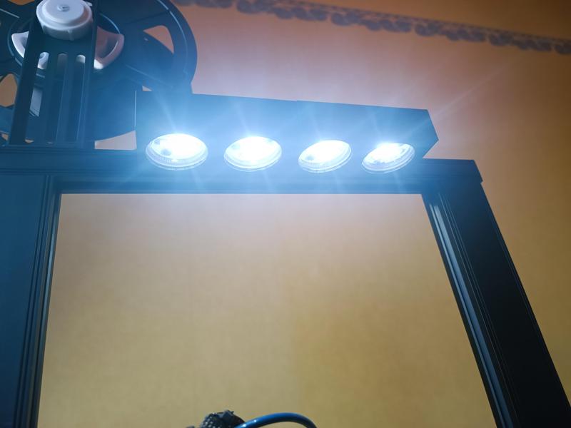 Support LED Ender 3 V2 ( 2, 4 ou 8 LED )