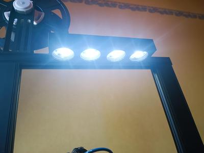Support LED Ender 3 V2 ( 2, 4 ou 8 LED )