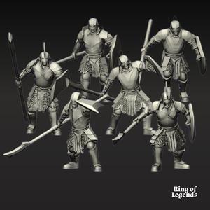 6x Super Orc Spearman | Super Orcs | Fantasy | Ring of Legends