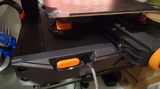 Simple Klipper G-code Button - no wiring - using SD-card detect pin