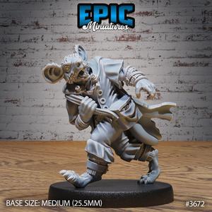 Mice Folk Raider Fleeing ‧ DnD Miniature ‧ Tabletop Miniatures ‧ Gaming Monster ‧ 3D Model ‧ RPG ‧ DnDminis ‧ STL FILE