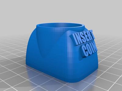 Insert Coin button support for Sega Astro City entry coin. Arcade part.