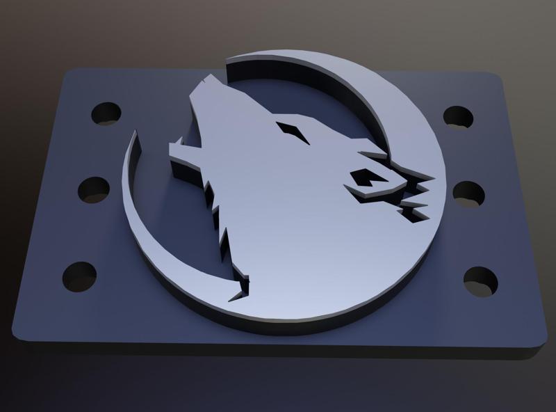 Hat Band Cell Howling Wolf