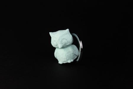 Lowpoly Owl Keychain