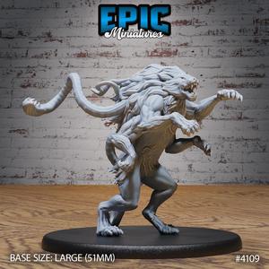Alpha Phase Panther Angry ‧ DnD Miniature ‧ Tabletop Miniatures ‧ Gaming Monster ‧ 3D Model ‧ RPG ‧ DnDminis ‧ STL FILE