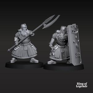 2x Cript Guard New Poses | Kalak Dwarves | Fantasy | Ring of Legends