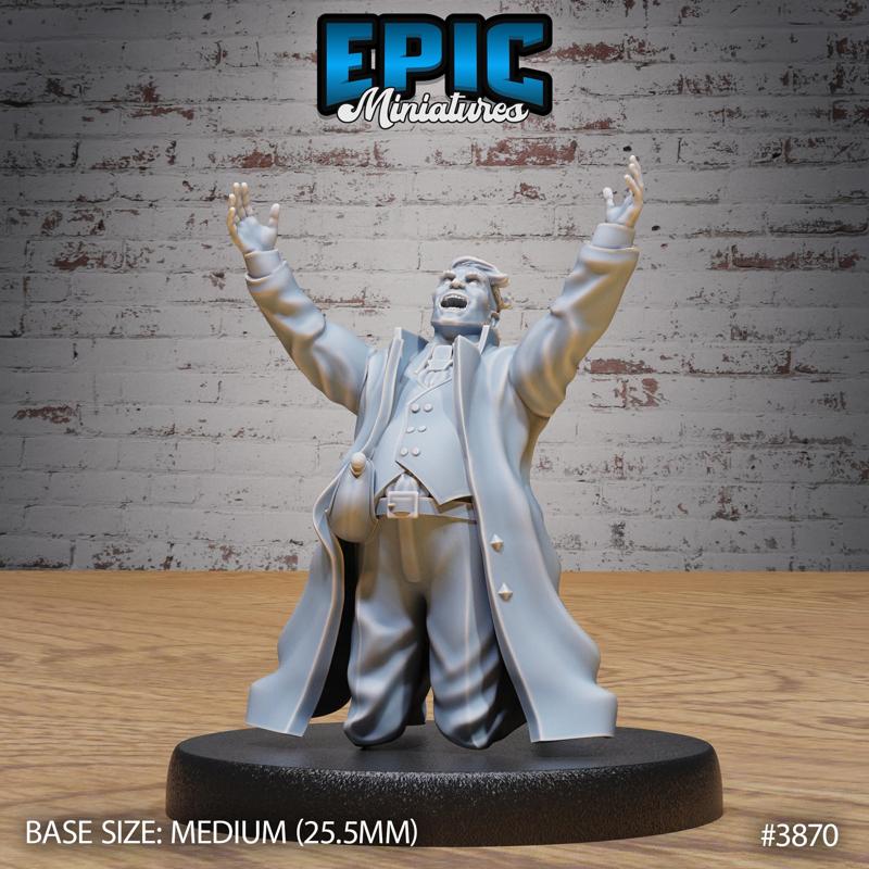 Laughing Ghost Praying ‧ DnD Miniature ‧ Tabletop Miniatures ‧ Gaming Monster ‧ 3D Model ‧ RPG ‧ DnDminis ‧ STL FILE