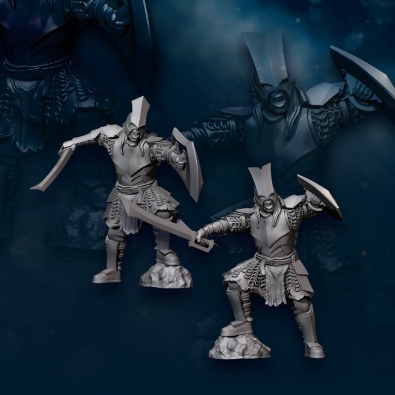 2x Captain Super Orc | Super Orcs | Fantasy