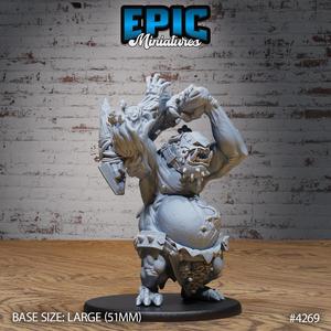 Troll Mutant Attack ‧ DnD Miniature ‧ Tabletop Miniatures ‧ Gaming Monster ‧ 3D Model ‧ RPG ‧ DnDminis ‧ STL FILE