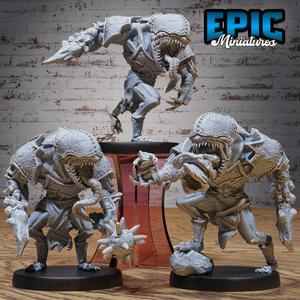 Hell Guardian Set ‧ DnD Miniature ‧ Tabletop Miniatures ‧ Gaming Monster ‧ 3D Model ‧ RPG ‧ DnDminis ‧ STL FILE