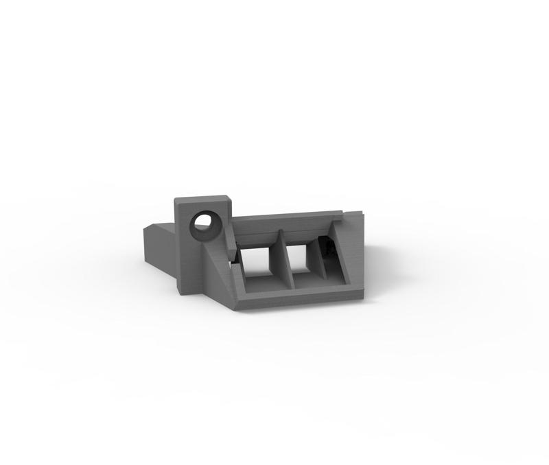 Prusa Mk3 Nozzle fan 45 degrees MODIFIED part