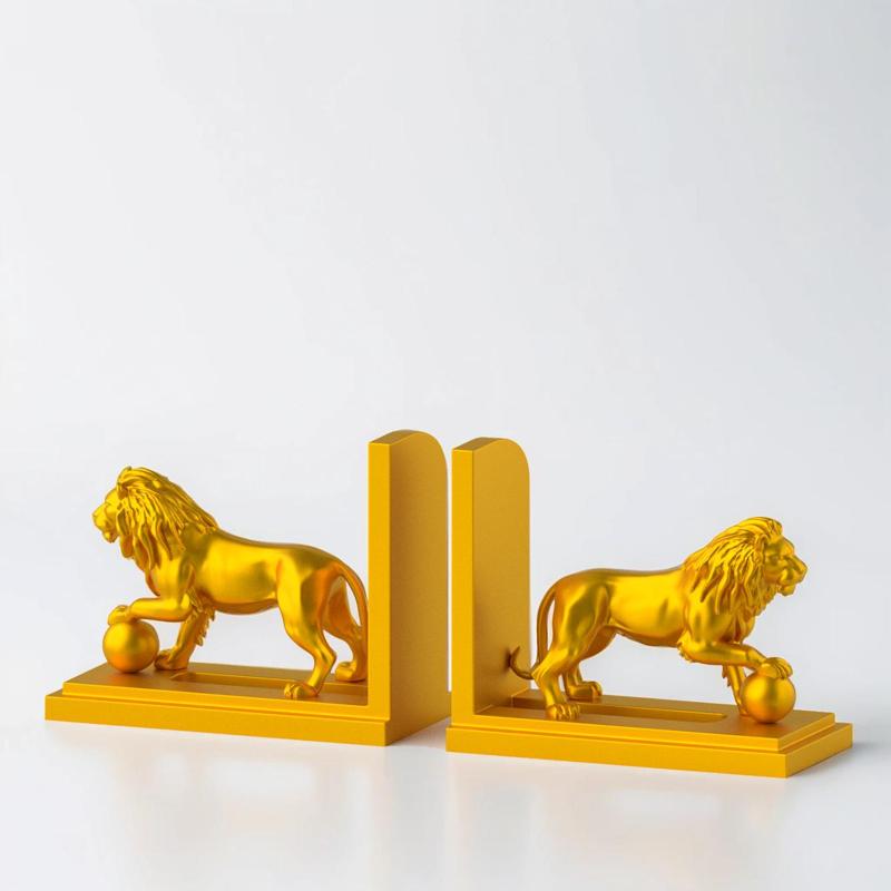 Lions Bookends
