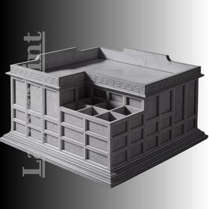 Neo-Classical Desk Organizer – Greek-Style 3D Printable Storage