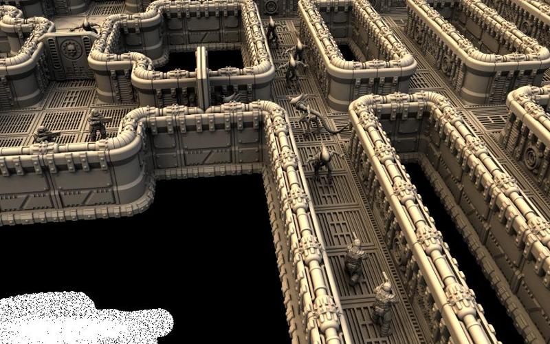 Evil Beyond Space - Space Gothic terrain for wargaming miniatures