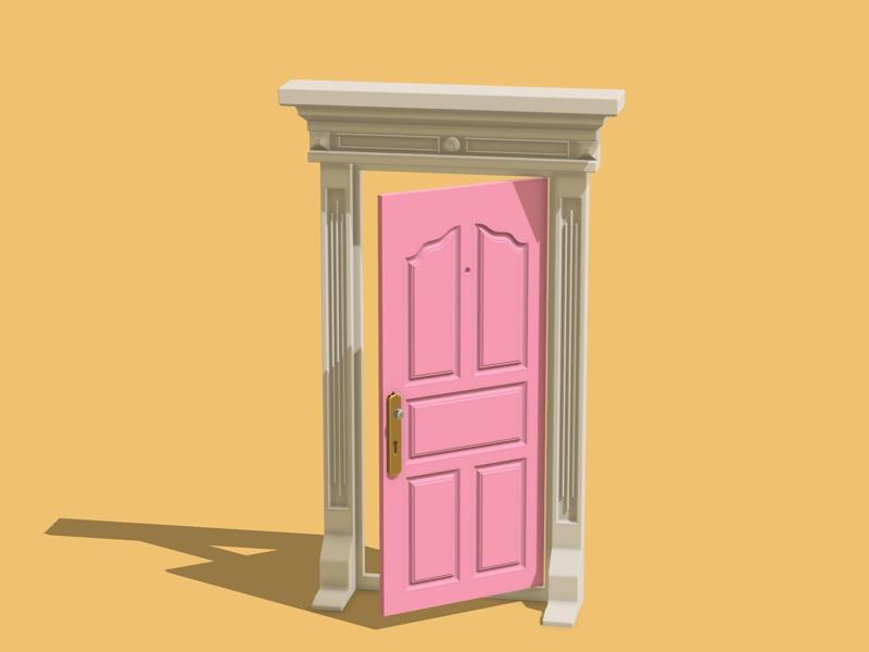 Miniature Fairy Door, Miniverse Door 1/12 scale for Doll Funiture, Doll House