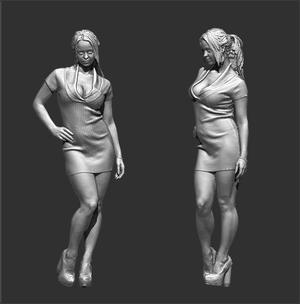 PEOPLE WOMEN W20 FIGURE DIORAMA