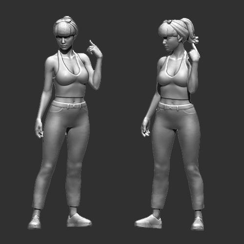 PEOPLE WOMEN F25 FIGURE DIORAMA