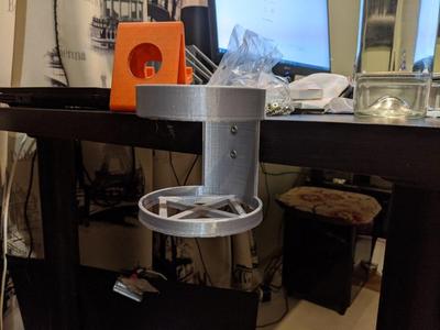 Side desk beer holder