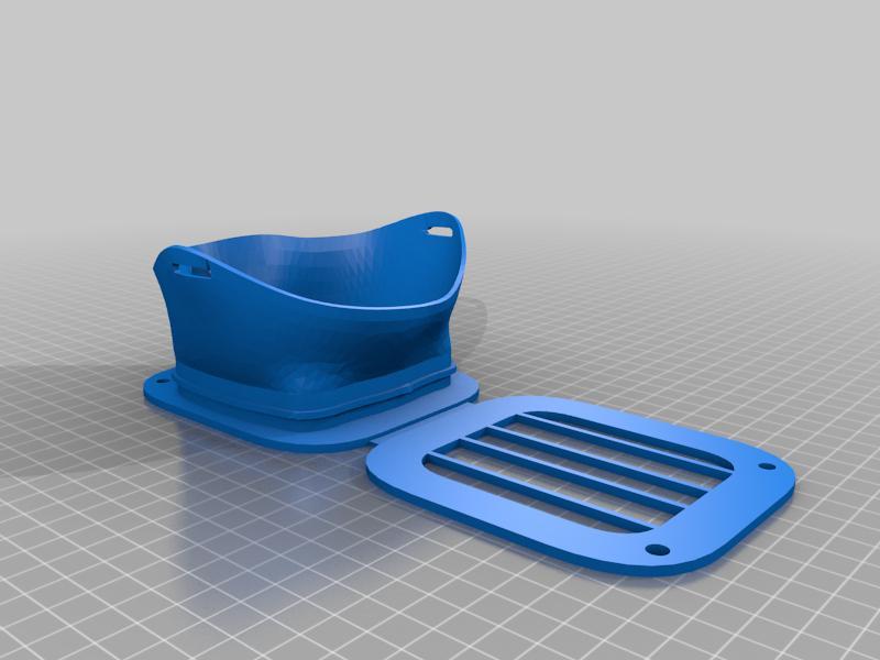 One Piece respiratory mask for improvised reusable filters or 3M Filtrete