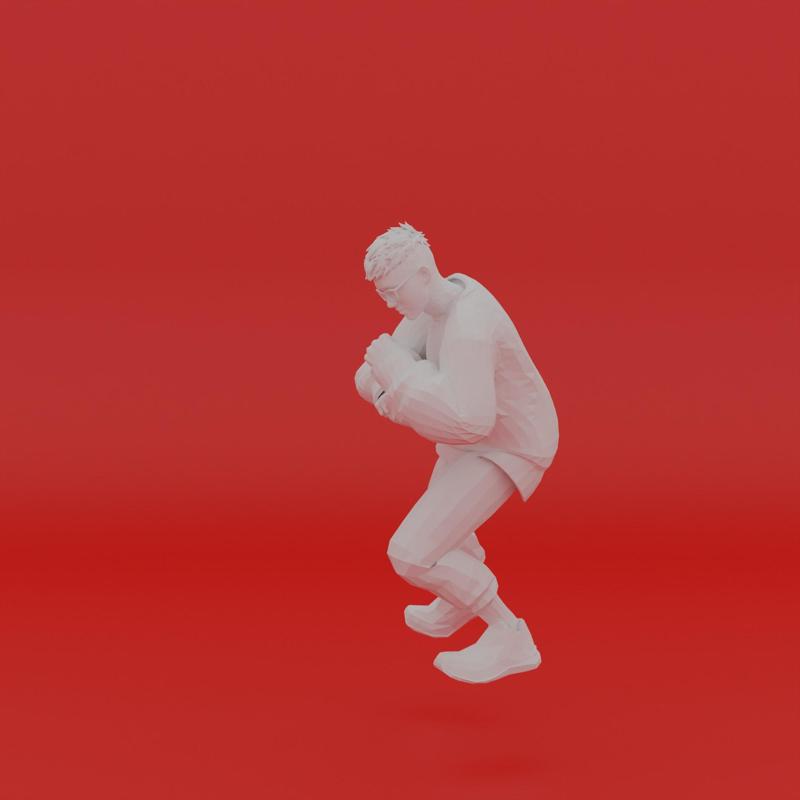 Character Pose Toy Man Miniature Figure 043