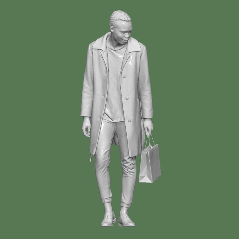 MAN SHOPPING FOR DIORAMA