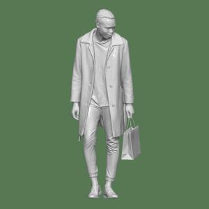 MAN SHOPPING FOR DIORAMA