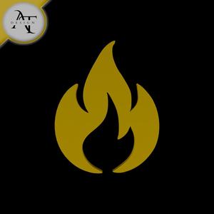 Simple Flame Symbol - 2D Art