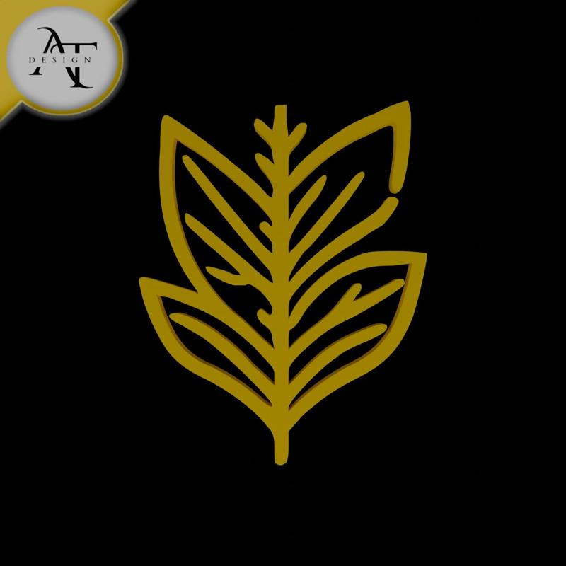 Simple Leaf Symbol - 2D Art