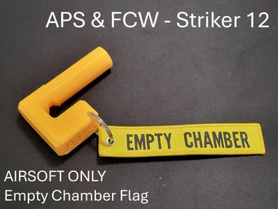 APS & FCW - Striker 12 Empty Chamber Flag - Free Download