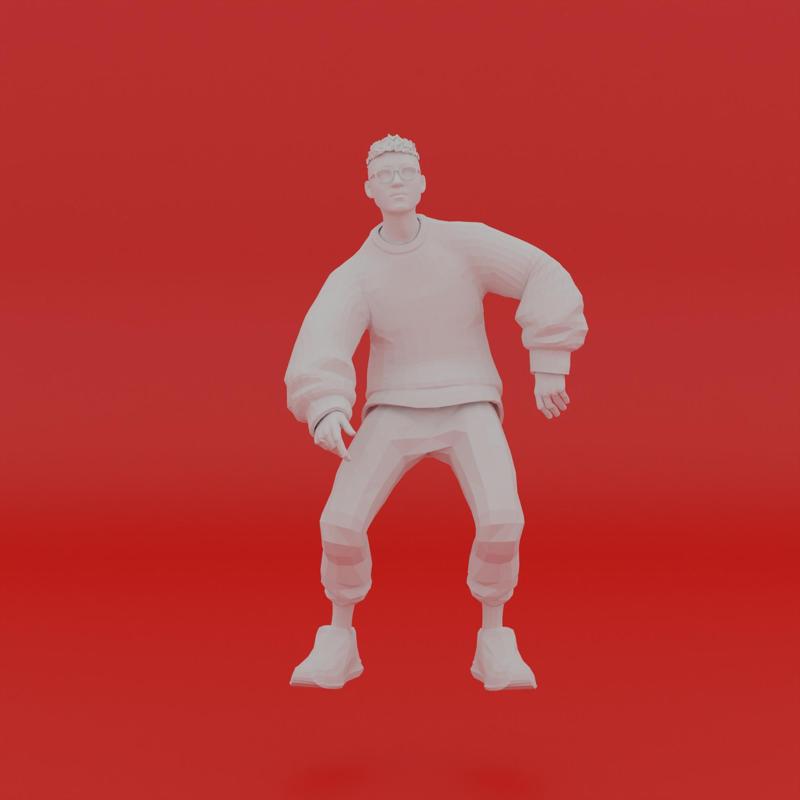 Character Pose Toy Man Miniature Figure 098