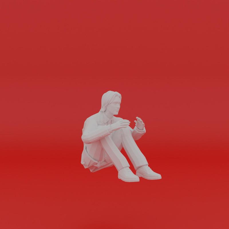 Character Pose Toy Man Miniature Figure 177