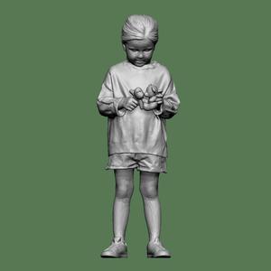 GIRL FOR DIORAMA PEOPLE CHARACTER