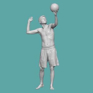 MAN VOLLEYBALL PEOPLE CHARACTER