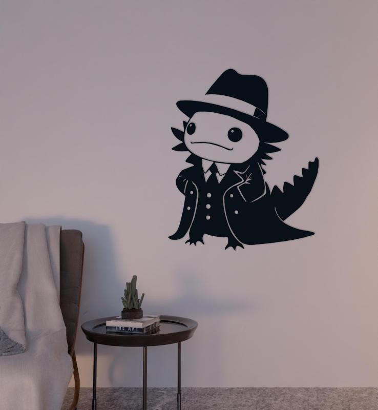 WALL DECORATION DETECTIVE AJOLOTE 2D WALL ART