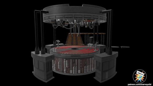 Star Wars Carbon Freezing Chamber Diorama for 3.75" and 6" figures