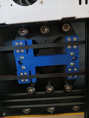 kobra max belt tensioner adjuster for dual y-axis stepper motors