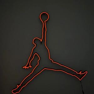 Logo Jordan fil néon