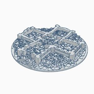 Destroyed Gothic Building 1 GD001