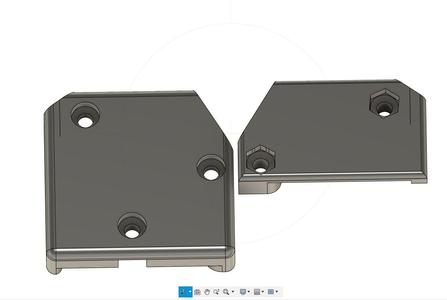 PRUSABOX Heatbed back cables cover - right side outlet