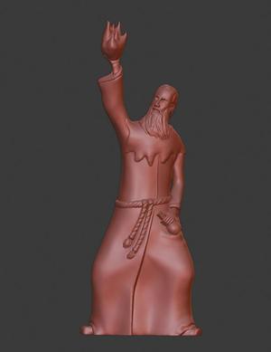Wizard casting spell