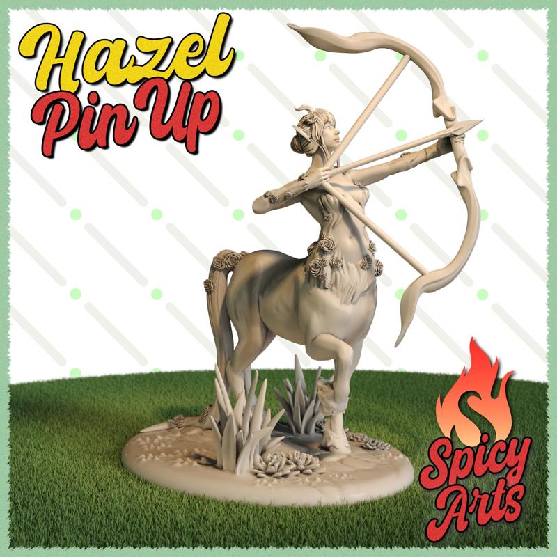 Hazel - (SFW) Standing with Bow Centaur Pin-Up