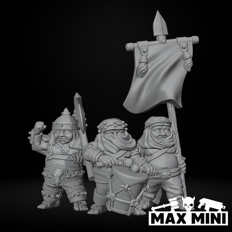 Halfling Sand Raider Veteran Command