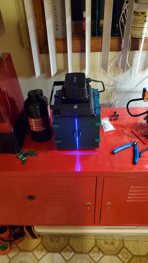 Resin curing chamber