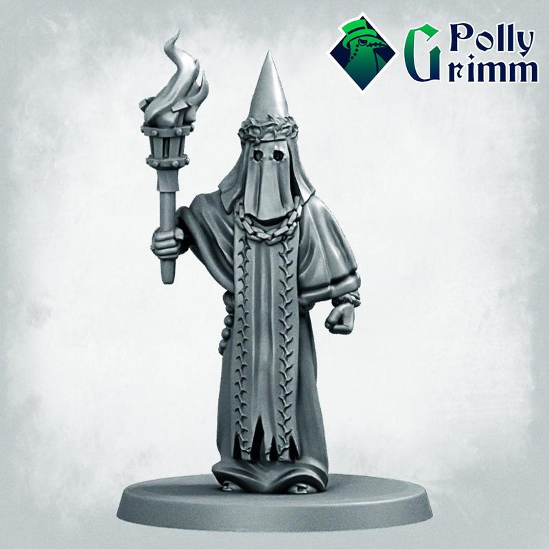 Grimtale. Inquisition set. Fanatic. Tabletop miniature.