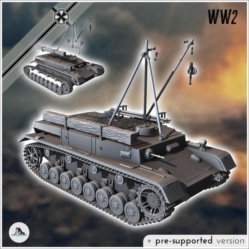Bergepanzer IV - Germany Eastern Western Front Normandy Stalingrad Berlin Bulge WWII